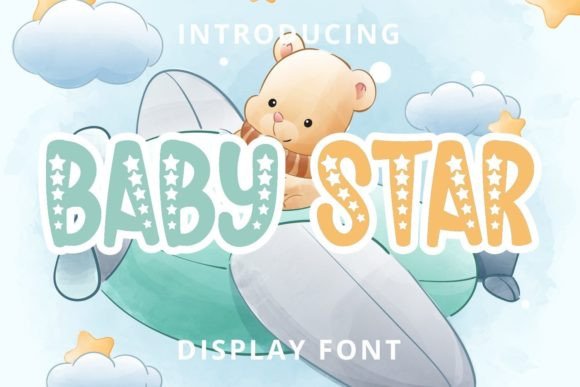 Baby Star Font: A Playful Choice for Vibrant Design
