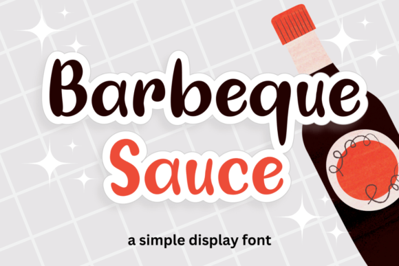Barbeque Sauce: The Playful Display Font for Creative Projects