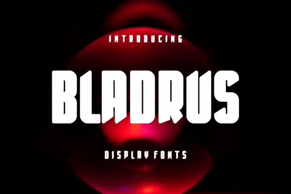Bladrus: Elevate Your Design with a Modern Display Font