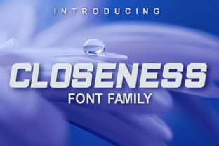 Closeness: A Display Font for Impactful Visual Design
