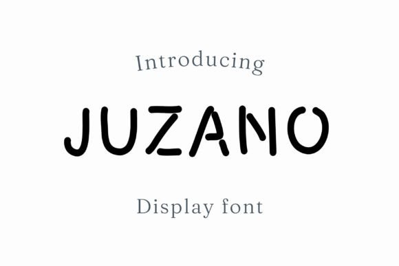 Juzano: The Handwritten Display Font for Modern Design